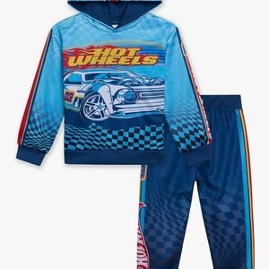 Hot Wheels Kids Racing Blue Matching Set